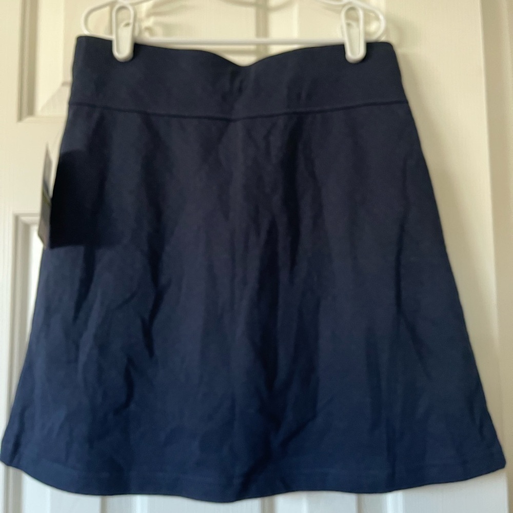 NWT, size 14 navy pull on uniform skort by IZOD - Picture 4 of 10